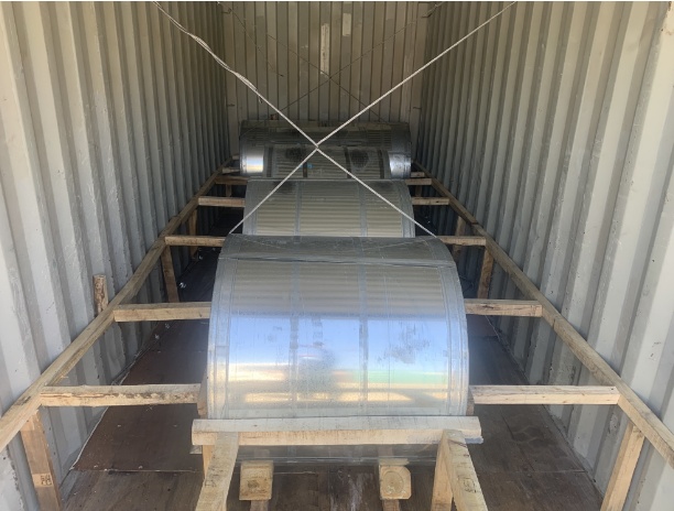 Container loading - Steel coils