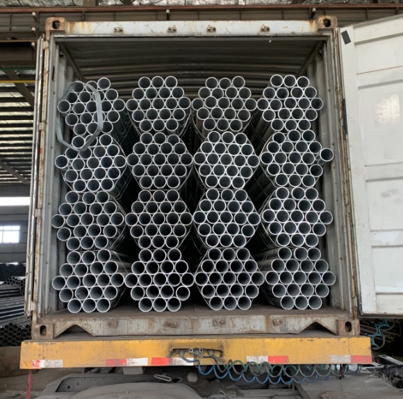 Container loading - Round pipes